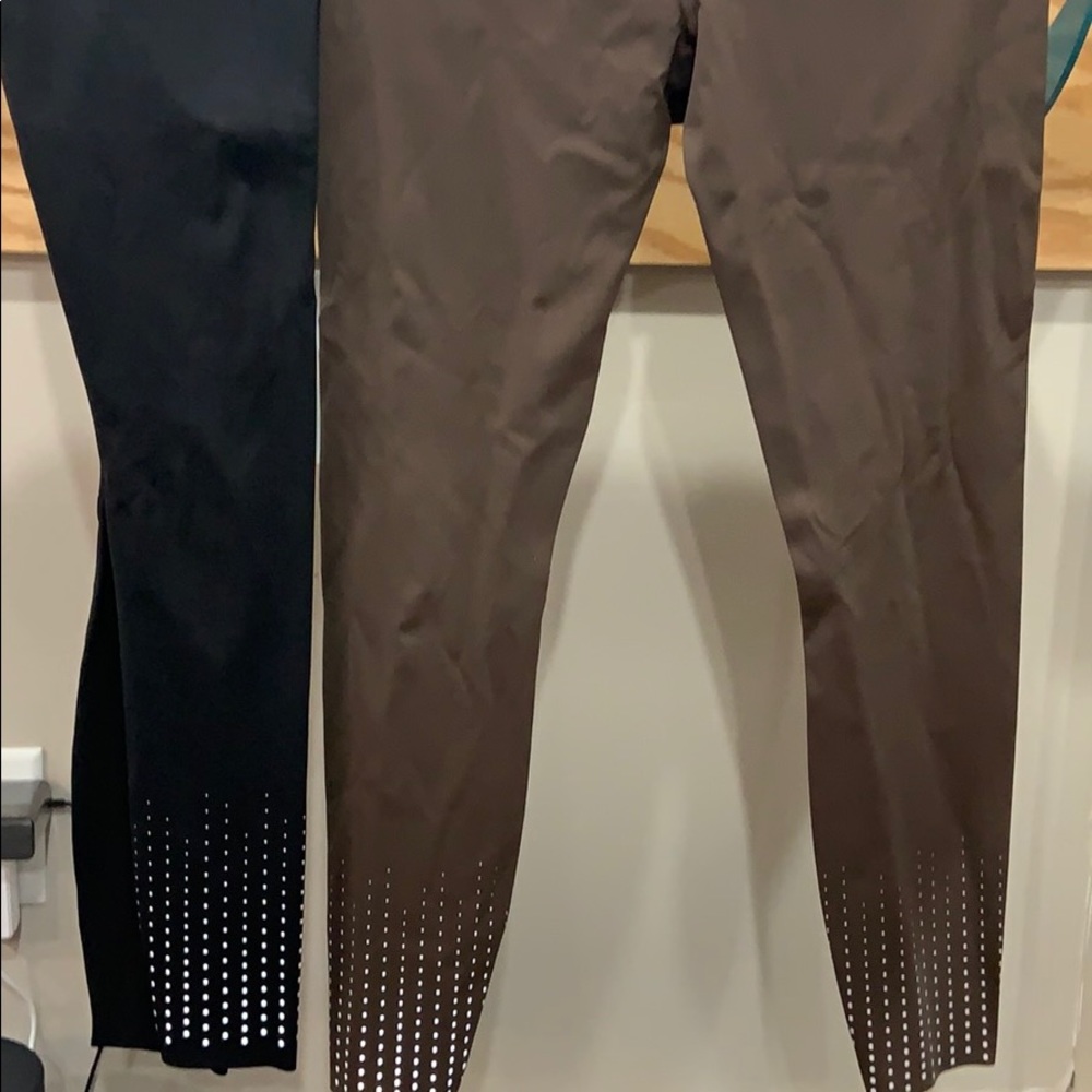 Varley Figueroa leggings w/pockets! NWT, m, brown!